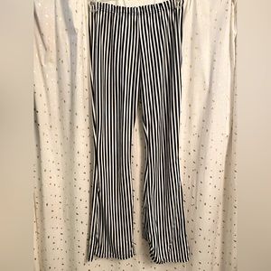 Shein striped flare pants